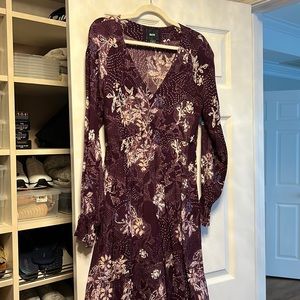 Maeve brand. Wine color dress. Worn once.